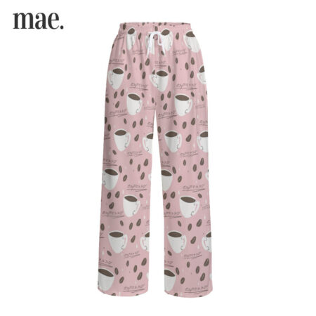 Cute Coffee Love Long Pajama Pants