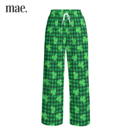 Lucky Patrick Day Men's Wide Leg Pajama Pants