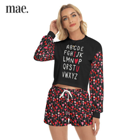 I Love You Valentine's Day Pajamas For Women