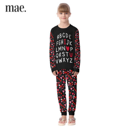 I Love You Valentine Kid's Pajamas