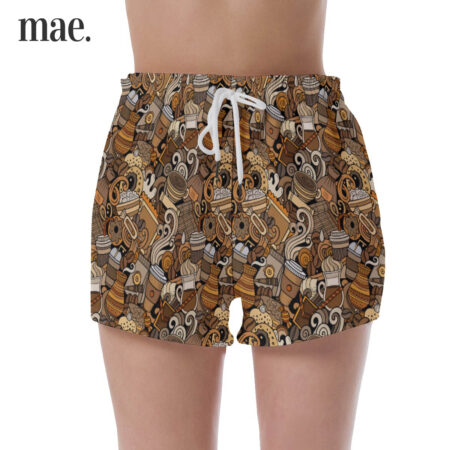 Coffee Lover Shorts For Women