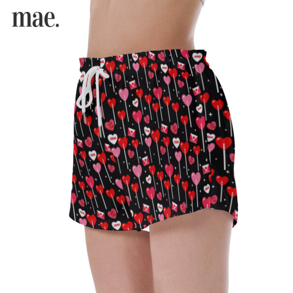 Heart Valentine's Day Women Shorts