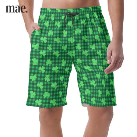 Lucky Patrick Day Men's Hawaiian Shorts