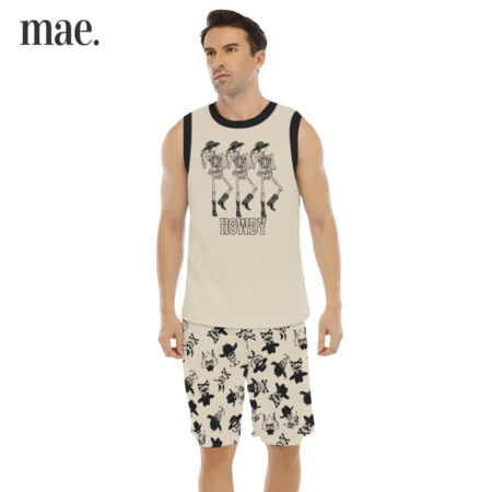 Howdy Skeleton Sleeveless Men's Set