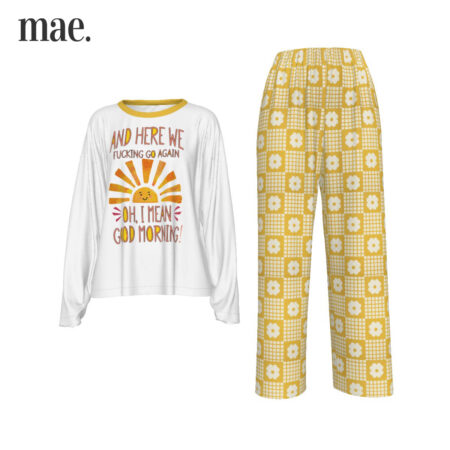 Yellow Sunny Casual Sleepwear