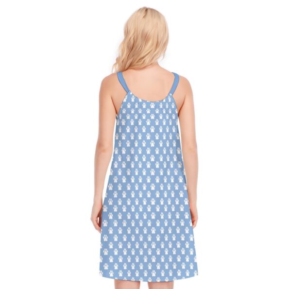 Blue Dog Paw Cami Dress For Women