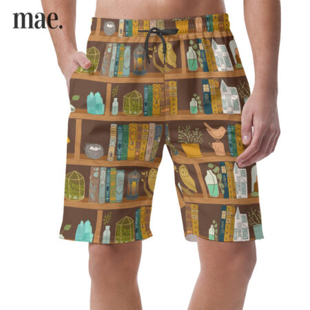 Book Lovers Casual Shorts For Men