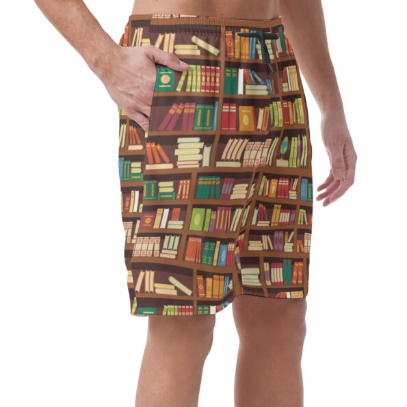 Bookshelf Control Men's Casual Shorts