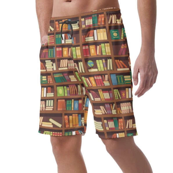 Bookshelf Control Men's Casual Shorts