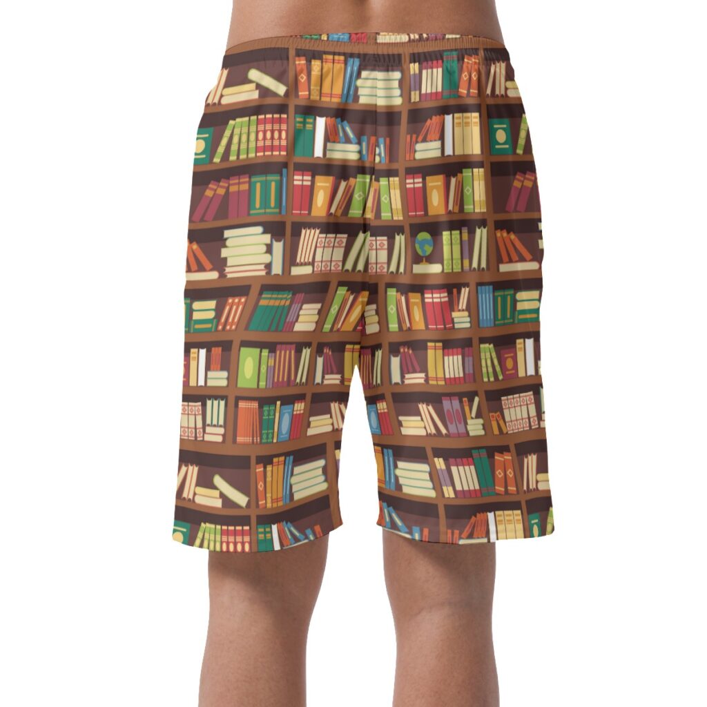 Bookshelf Control Men's Casual Shorts