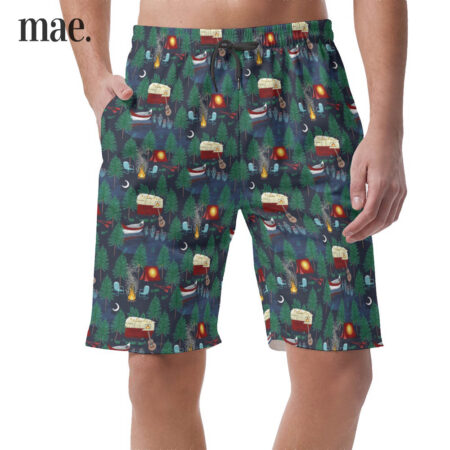 Camper Van Casual Shorts For Men