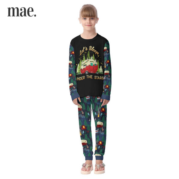 Camping Print Pajamas For Kids