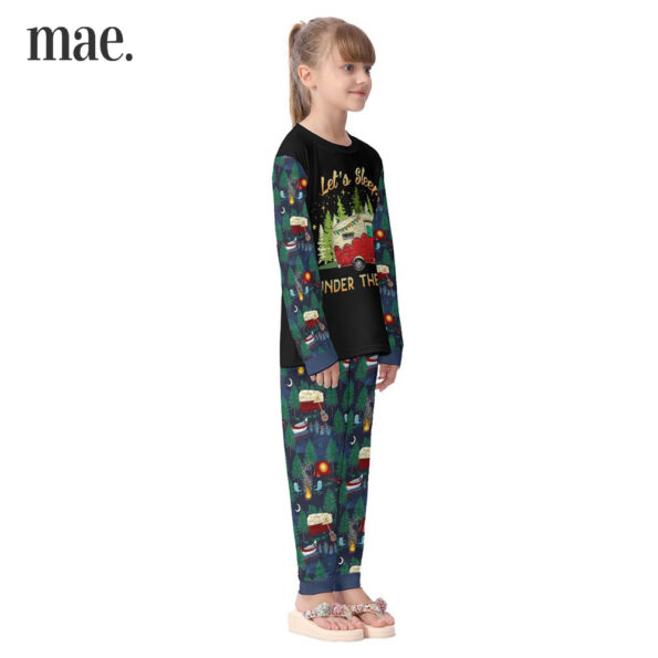 Camping Print Pajamas For Kids