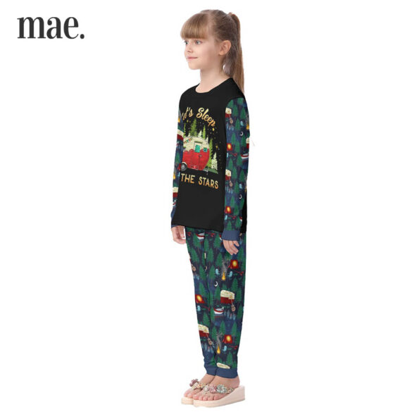 Camping Print Pajamas For Kids