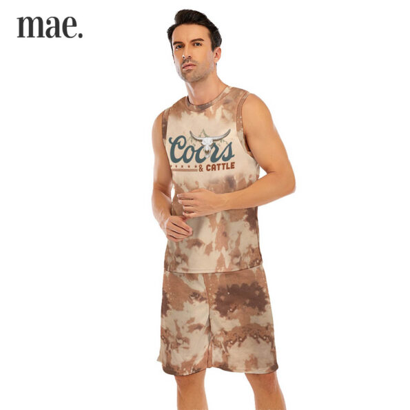 Cattle Western Sleeveless Men's Set