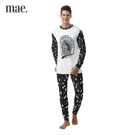 Cool Custom Dog Face Men's Pajamas