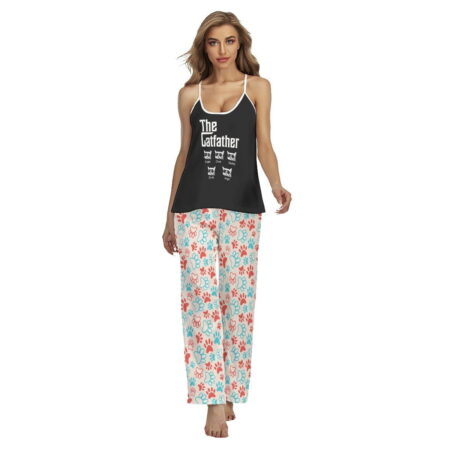 Custom Cat Women's Cami Pajamas Sets