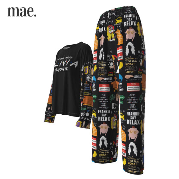 Custom Long Sleeve Pajamas With Your Name Age