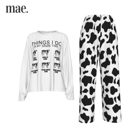 Cute Cow Lovers Casual Pajamas