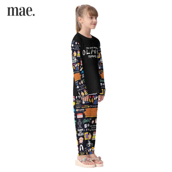 Cute Custom Name And Age Pajamas For Kids