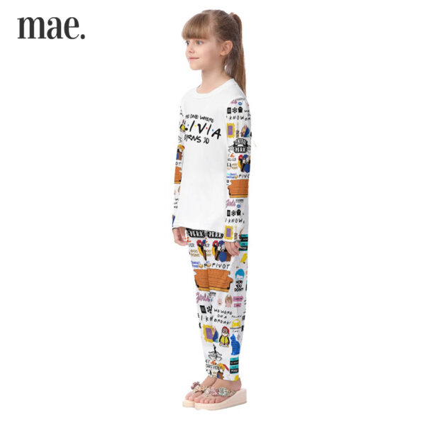 Cute Custom Name And Age Pajamas For Kids Friends Series