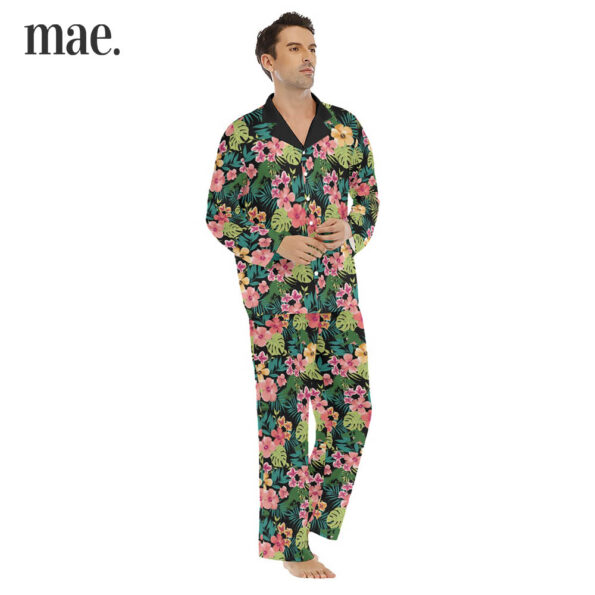 Dinosaur Collar Pajama Sets For Men