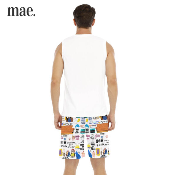 Friends Custom Birthday Sleeveless Men's Set