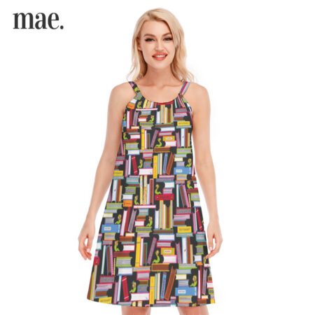 Funny Bookworm Themed Cami Dress