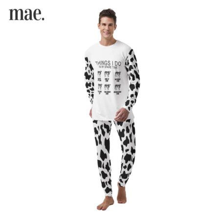 Funny Cow Lovers Men's Pajamas