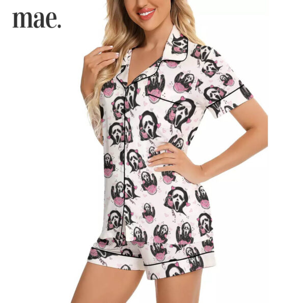 Funny Ghostface Short Pajama Sets