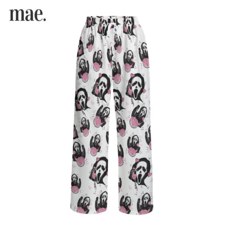 Ghostface Unisex Wide Leg Pajamas Pants