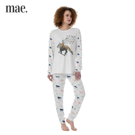 Girls On Horseback Women's Pajamas