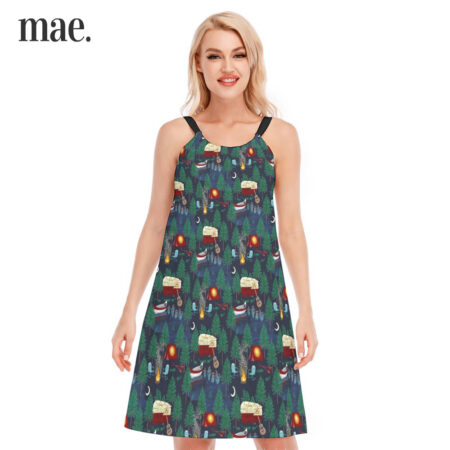 Happy Camping Cami Dress For Women