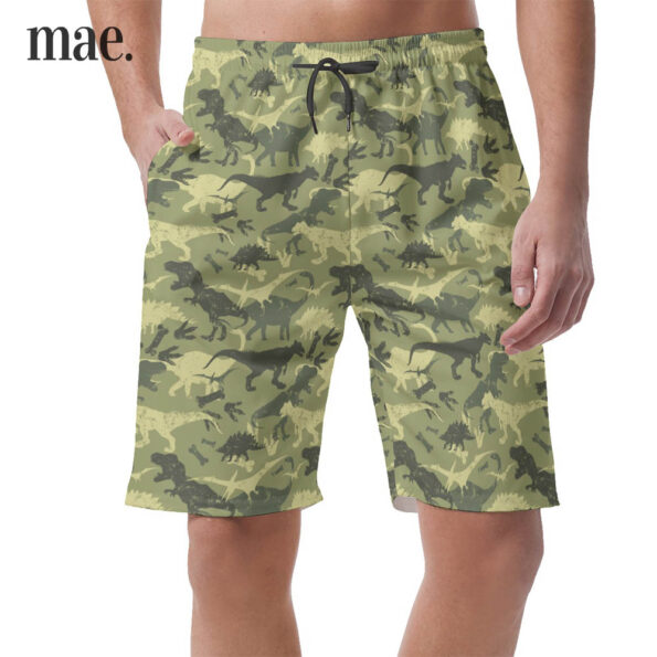 Jesus On A Dinosaur Casual Shorts For Men