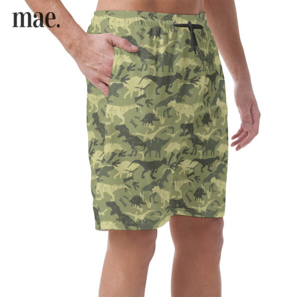 Jesus On A Dinosaur Casual Shorts For Men