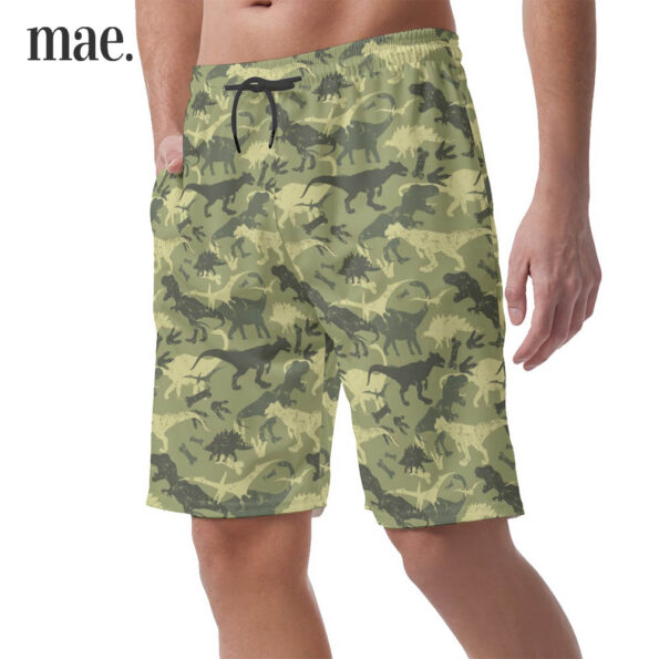 Jesus On A Dinosaur Casual Shorts For Men