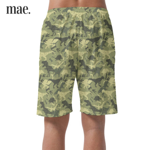 Jesus On A Dinosaur Casual Shorts For Men