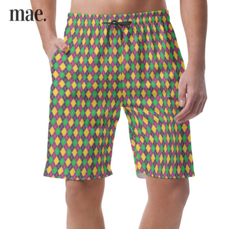 Mardi Gras Men's Casual Shorts