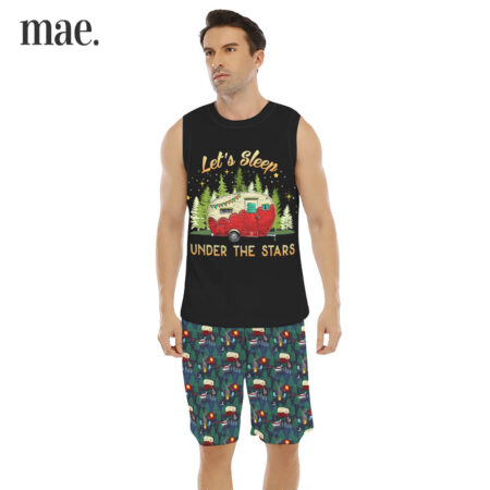 Matching Camping Sleeveless Men's Set