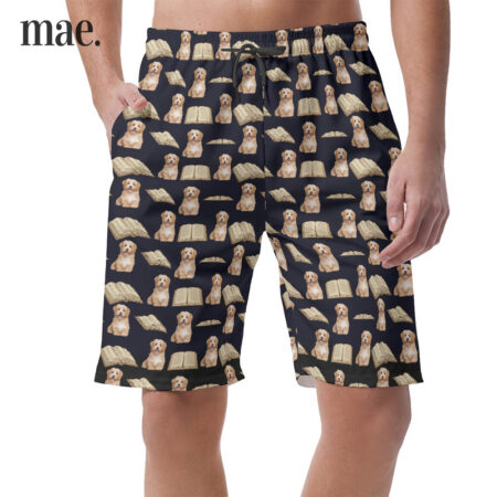 Men's Casual Shorts With Custom Dog Face