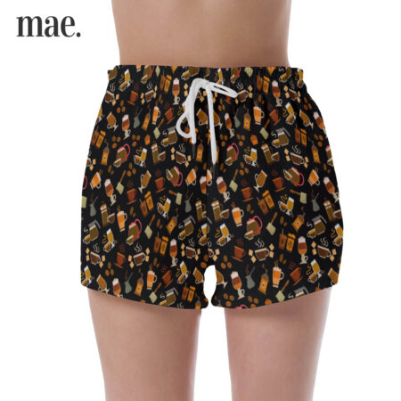 Coffee Black Women’s Shorts