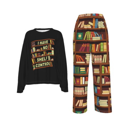 No Bookshelf Control Women's Sleepwear For Book Lovers