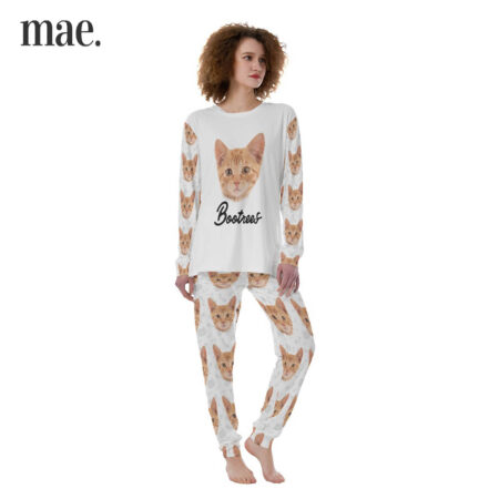 Personalized Cat Photo Women's Pajamas