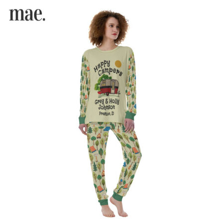 Personalized Name Camping Women's Pajamas