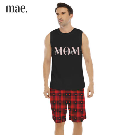 Personalized Name Mother's Day Sleeveless Men Set