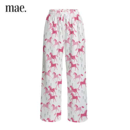 Pink Horse Lover Pajama Pants