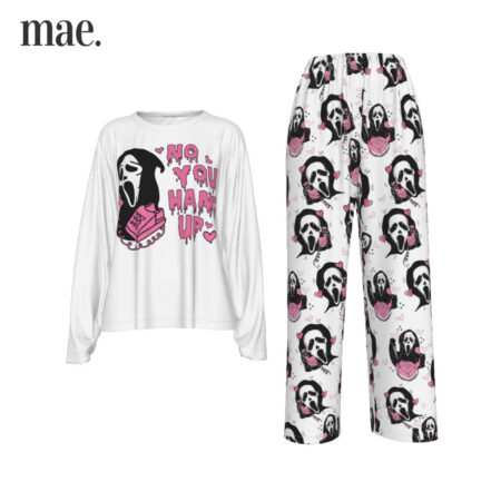 Scream Movie White Casual Pajamas