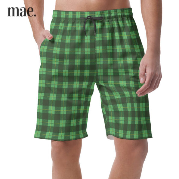 Checkerboard Casual Shorts For Men