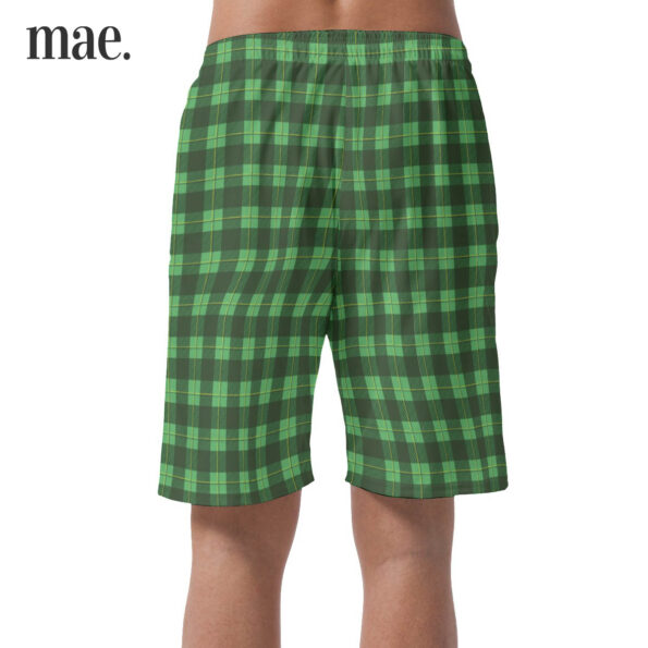 Checkerboard Casual Shorts For Men