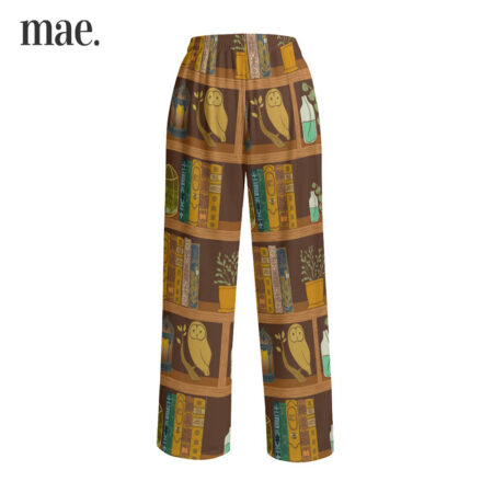 Treasured Library Unisex Wide Leg Pajamas Pants